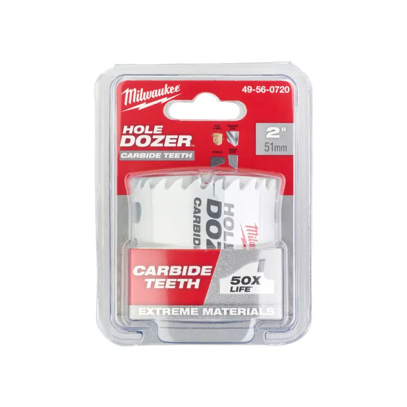 Kruhová pilka/děrovka Milwaukee 51 mm TCT Hole Dozer Holesaw 51MM, karbidové zuby, 49560720