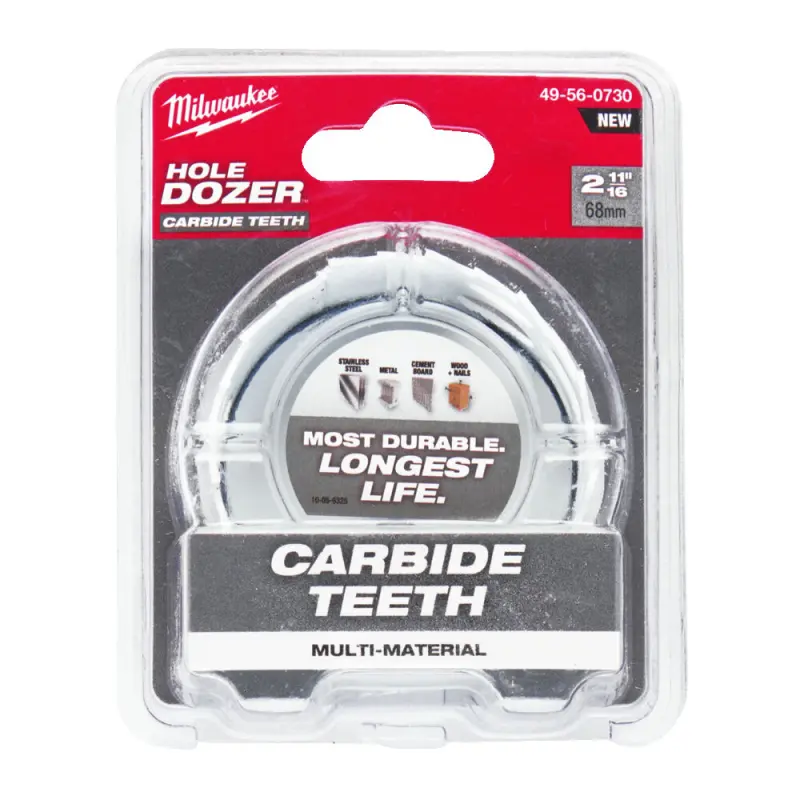 Kruhová pilka/děrovka Milwaukee 68 mm TCT Hole Dozer Holesaw 68MM, karbidové zuby, 49560730