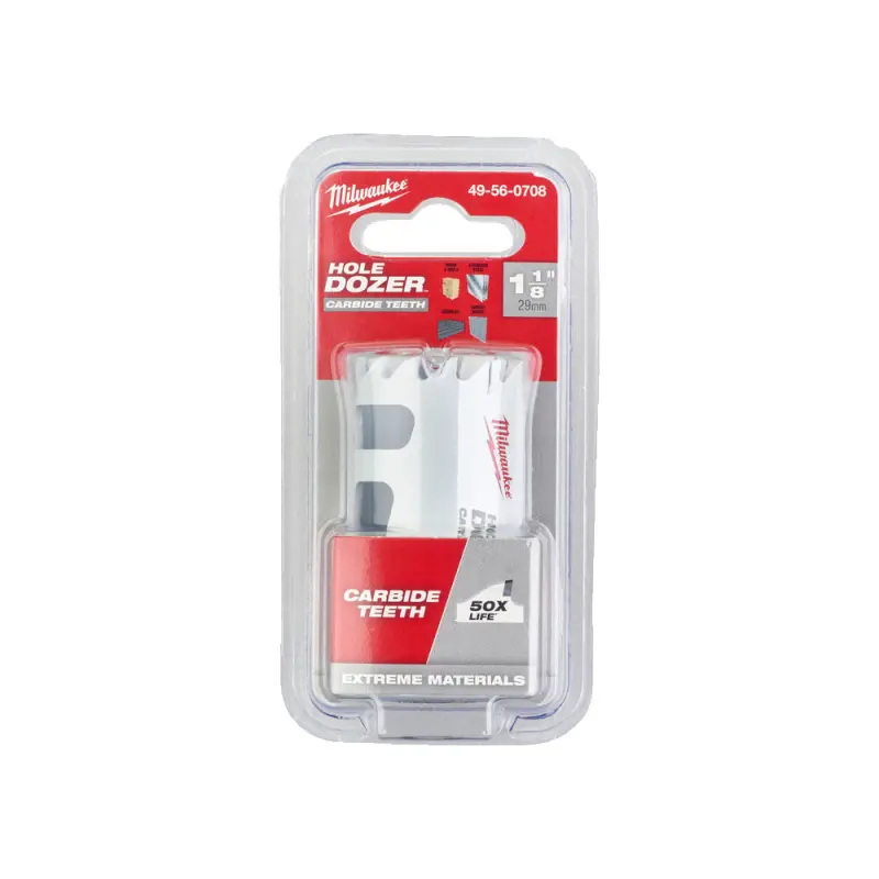 Kruhová pilka/děrovka Milwaukee 27 mm TCT Hole Dozer Holesaw 27MM, karbidové zuby, 49560807