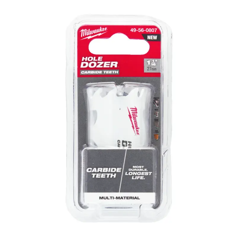 Kruhová pilka/děrovka Milwaukee 27 mm TCT Hole Dozer Holesaw 27MM, karbidové zuby, 49560807