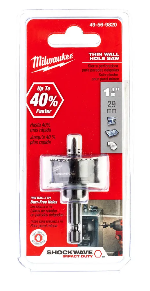 Kruhová pilka/děrovka Milwaukee 29 mm Shockwave Impact Duty Holesaw 29MM, 49569820