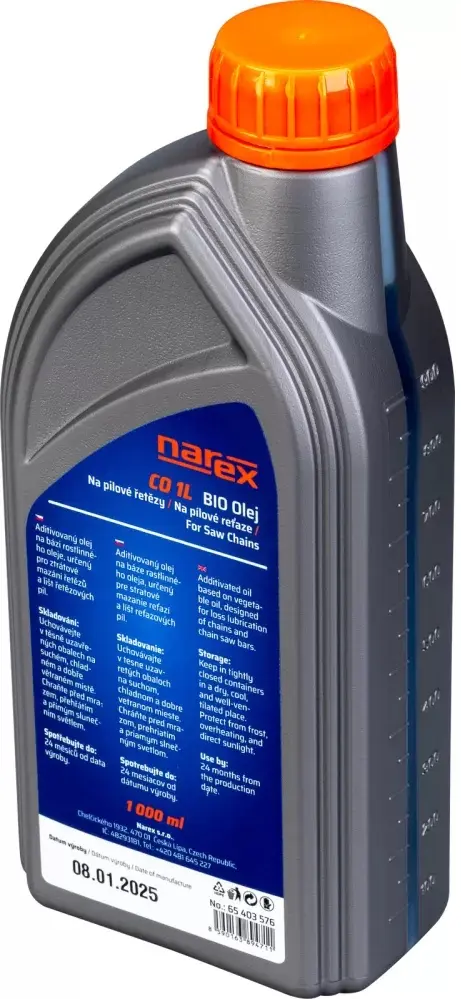 Olej na mazání řetězu Narex CO 1L (BIO) (NA65403576)