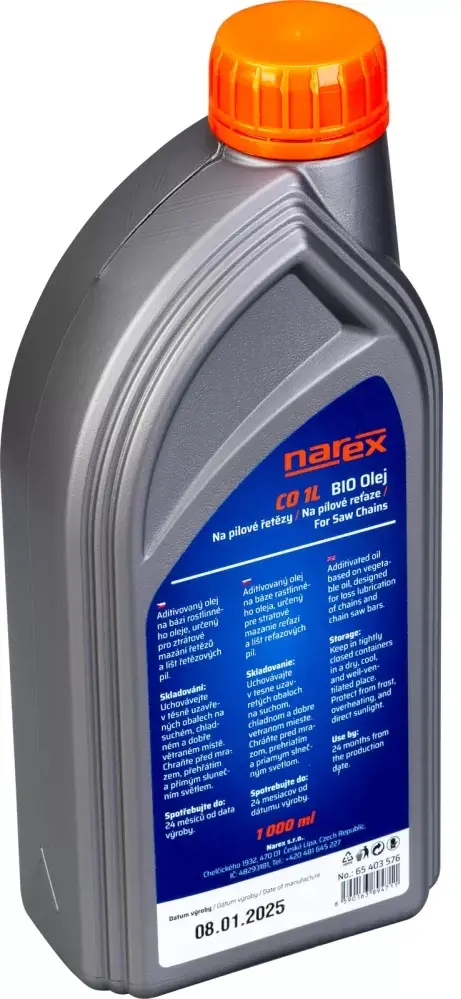 Olej na mazání řetězu Narex CO 1L (BIO) (NA65403576)