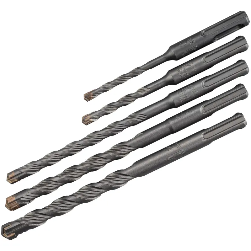 Vrtáky pro kladiva 5 ÷ 10 mm s upínáním SDS-Plus Narex 5-SET SDS-4E BSP (Sada 5 ks) (NA65405610)