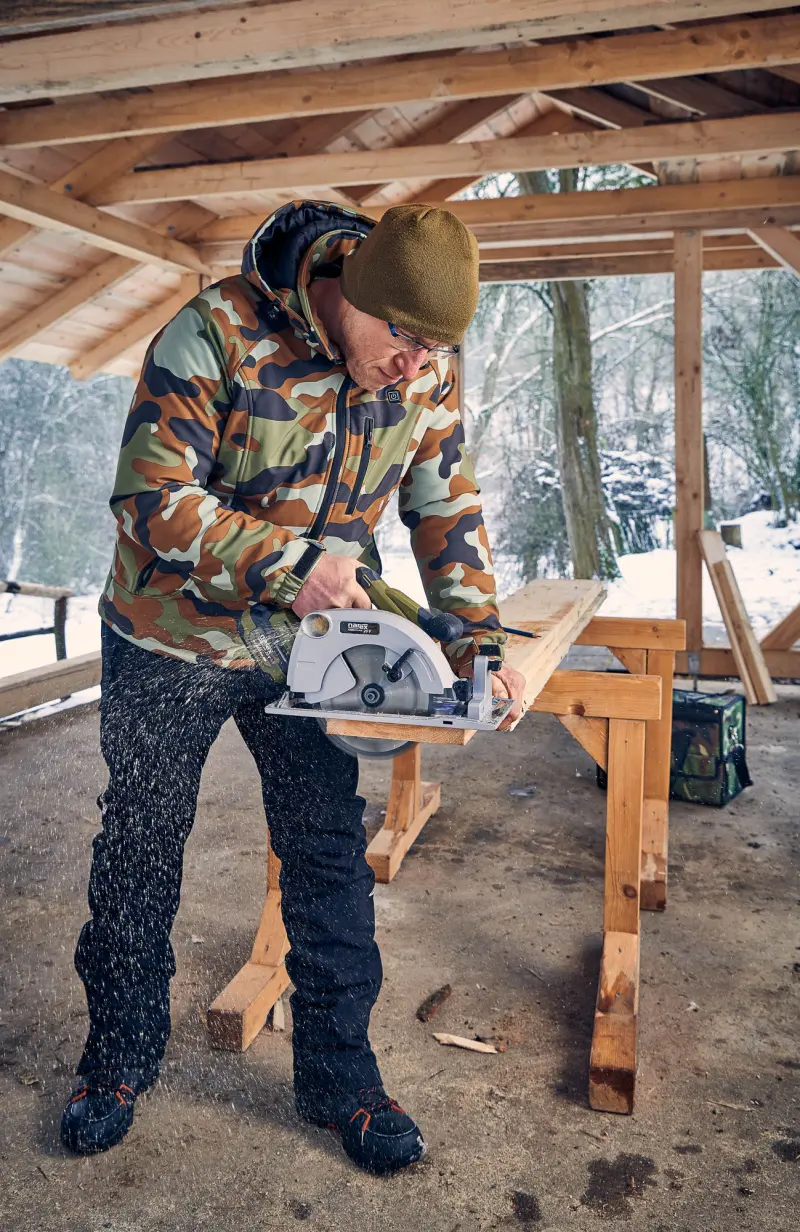 Aku kotoučová pila Narex CPK 65 Camouflage Basic Box (Bez aku) (NA65405724)