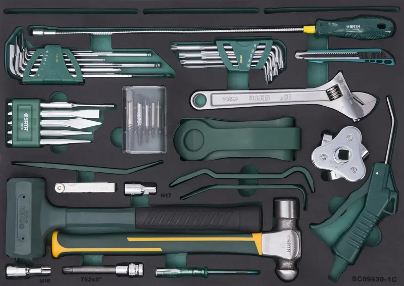 249 ks. Sada mistrovského nářadí pro karoserie (SATASC09930-1)