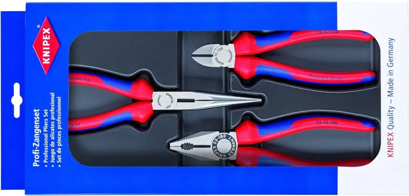 Kleště Knipex 00 20 11 montážní sada v kartonu - 3 ks (K 00 20 11)
