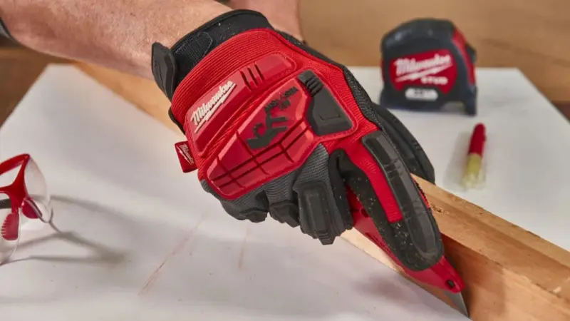 Pracovní demoliční rukavice Milwaukee IMPACT DEMOX, velikost 10 (XL), 1 pár, 4932498484