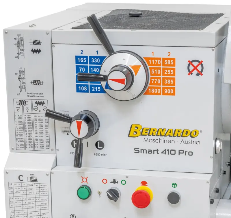Univerzální soustruh Smart 410 x 1000 Pro včetně 3osého digitálního displeje BER031297XL0, BER031297XL0