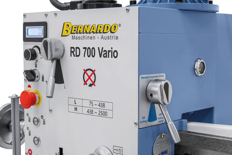 Radiální vrtačka Bernardo RD 700 Vario
