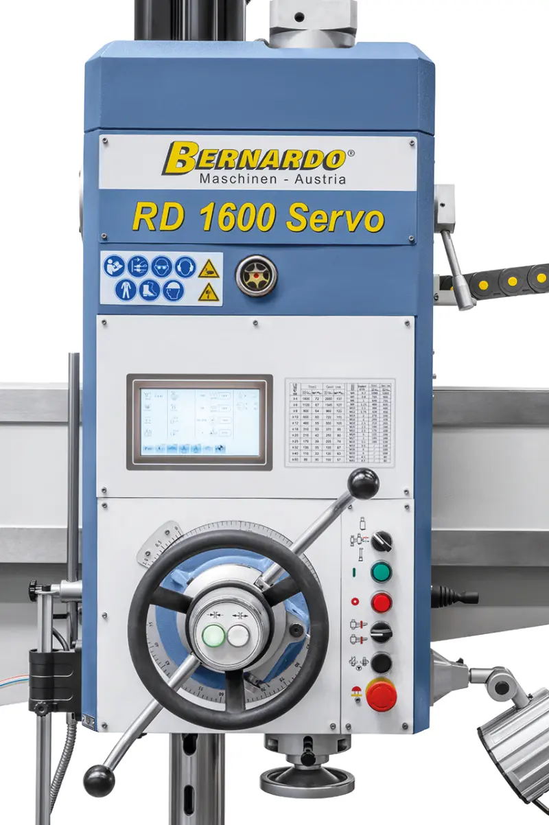 Radiální vrtačka Bernardo RD 1600 Servo (BER011329XL5)