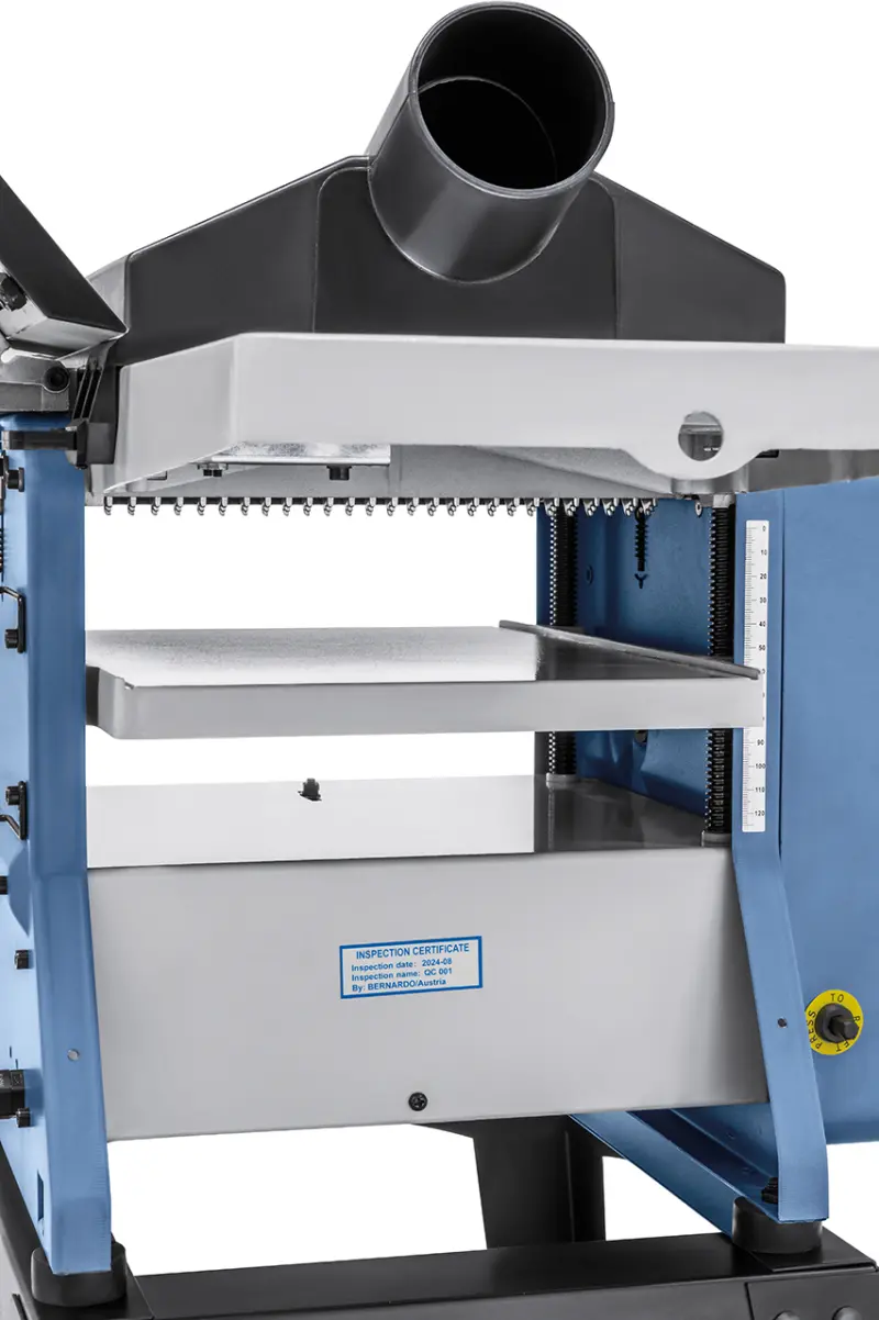 Hoblovací a tloušťkovací frézka Bernardo PT 250 S s podstavcem (230 V)