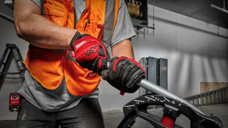 Pracovní demoliční rukavice Milwaukee IMPACT DEMOX, velikost 9 (L), 1 pár, 4932498483