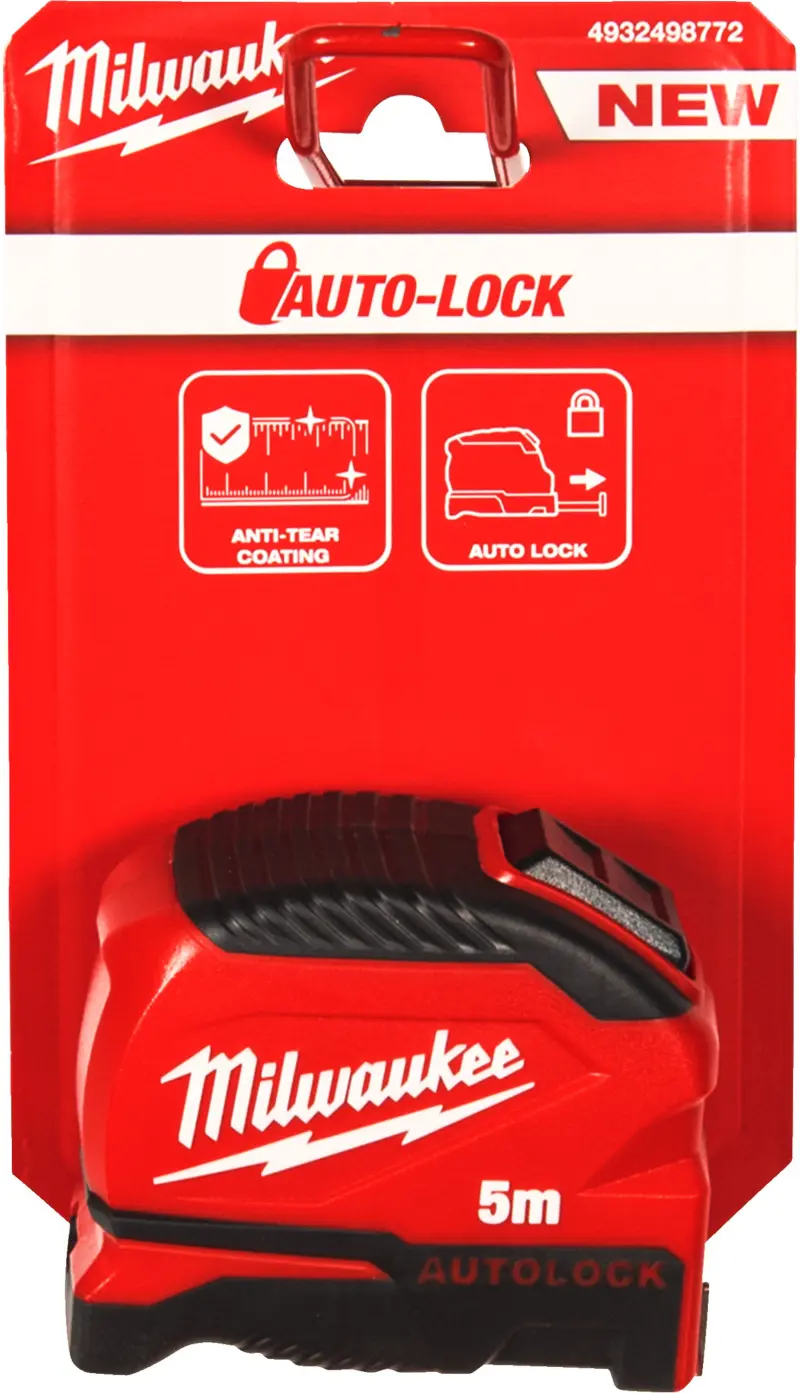 Svinovací metr Milwaukee AUTOLOCK (GEN2) 5M-25, délka 5 metrů, 4932498772