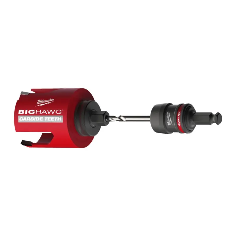 Upínací hřídel Milwaukee Quik-Lok pro děrovky, HSaw QL Arbor 7/16, HEX 11mm, 4932500549