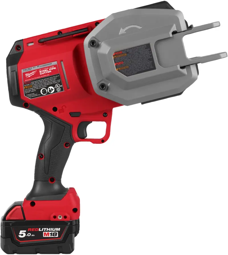 Aku Řezák ocelových trubek Milwaukee M18 FPCS-502X, 2x aku M18 B5 + M12-18 FC + FPCSB +kufr, 4933498915