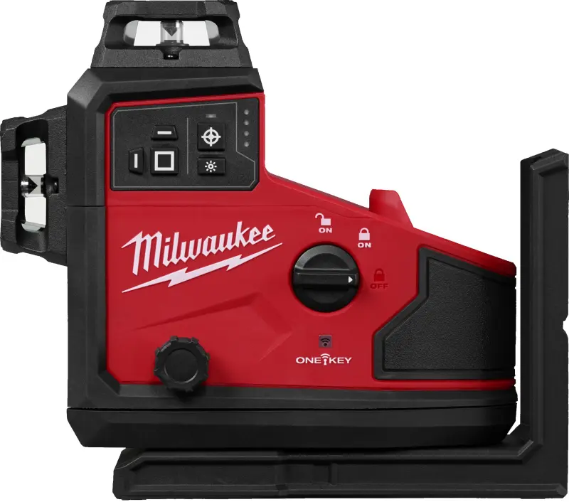 Aku zelený laser Milwaukee M12 A3PLO-0C, ONE-KEY, 360° 3 roviny, bez aku, s kufrem, 4933499001