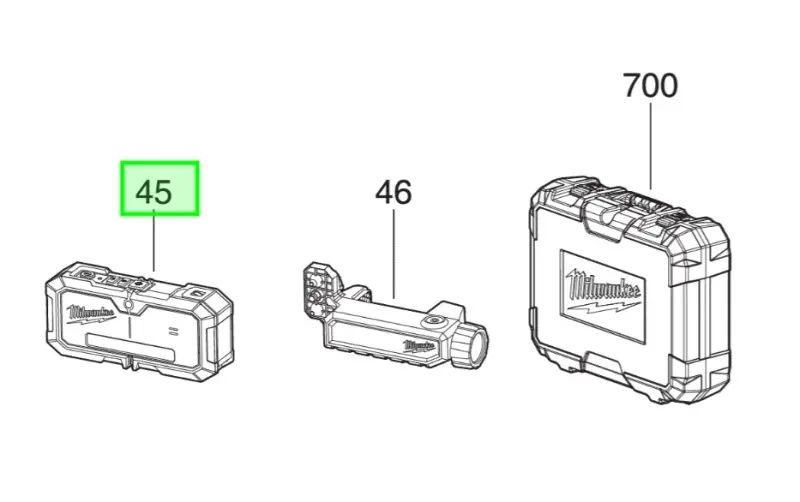 Aku zelený laser Milwaukee M12 A3PLO-401C, ONE-KEY, 360° 3 roviny, aku M12 B4 + C12 C + kufr, 4933499002