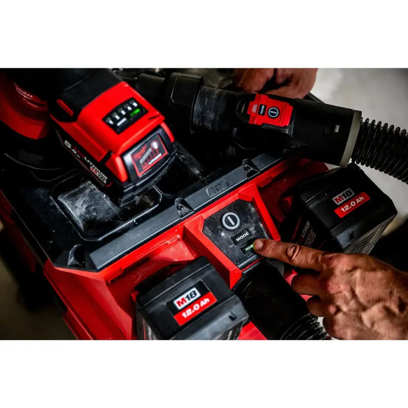 Aku průmyslový vysavač Milwaukee M18 F2VC23LG2-0, ONE-KEY, PACKOUT, NEXUS modular systém, mokré/suché vysávání, bez aku, 4933500140