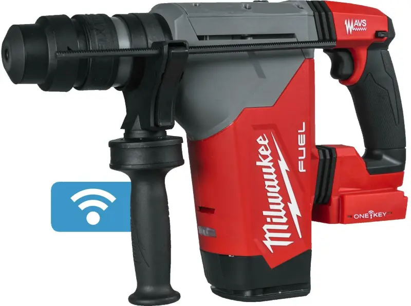 Aku SDS-PLUS kladivo 32 mm Milwaukee M18 ONEFHPX-802X se sklíčidlem FIXTEC, ONE-KEY, 2x aku M18 FB8 + M12-18 FC + kufr, 4933478496