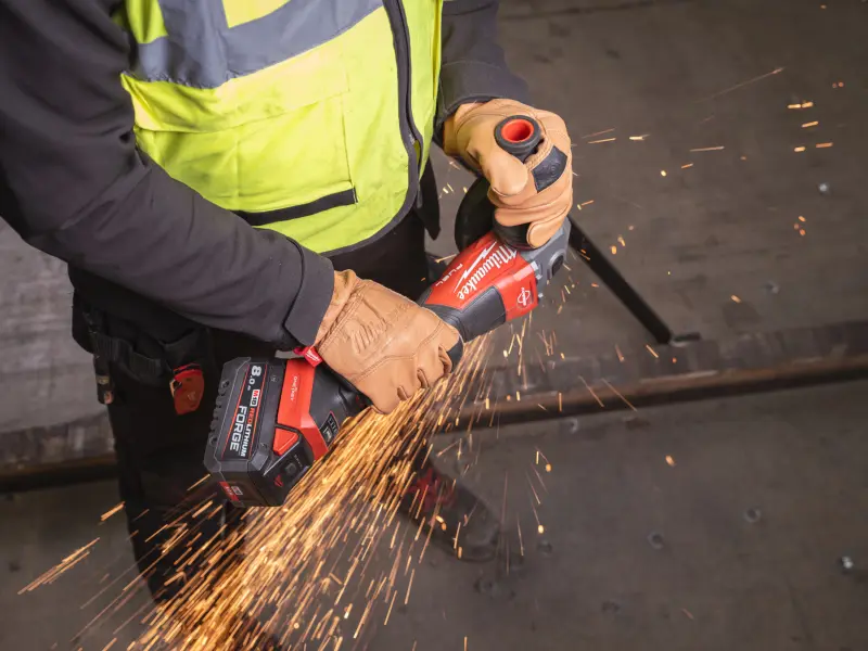 Aku úhlová bruska 125 mm Milwaukee M18 FHSAGO125VXPDB2-802X, ONE-KEY, 2x aku M18 FB8 + M12-18 FC + kufr,