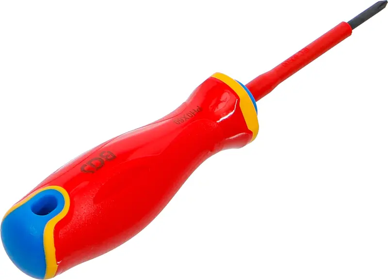 Šroubovák VDE BGS 35858  extra tenký hrot. Křížový PH0 (BGS1035858)