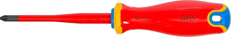 Šroubovák VDE BGS 35863  extra tenký hrot. Křížový PZ2 (BGS1035863)