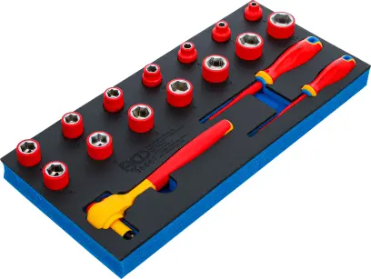 Vložka do díl.voz. 1/3: BGS 35867 Šroubováky a gola sada 3/8