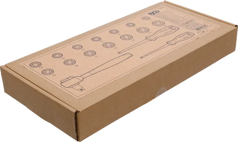 Vložka do díl.voz. 1/3: BGS 35867 Šroubováky a gola sada 3/8