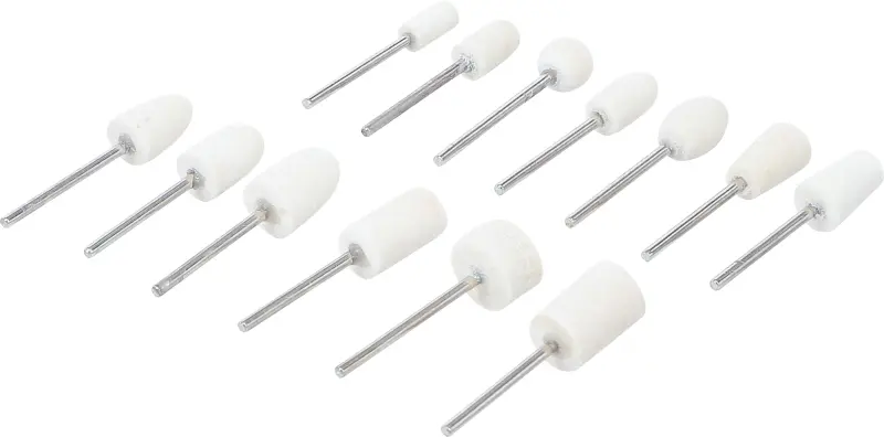 Lešticí hlavice BGS 74532. Sada 13 ks. (BGS1074532)