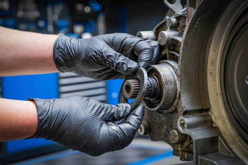 Jednorázové rukavice v krabici BGS74671, nitrilové s extra přilnavostí, velikost XL (100 ks) (BGS1074671)