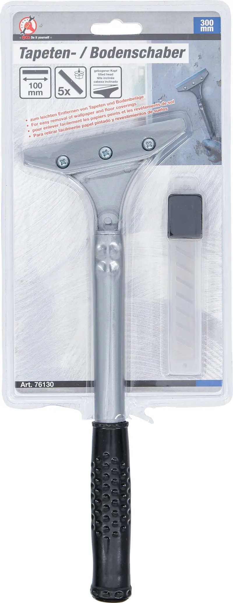 Škrabka 300 mm BGS 76130 podlahová/na tapety (BGS1076130)