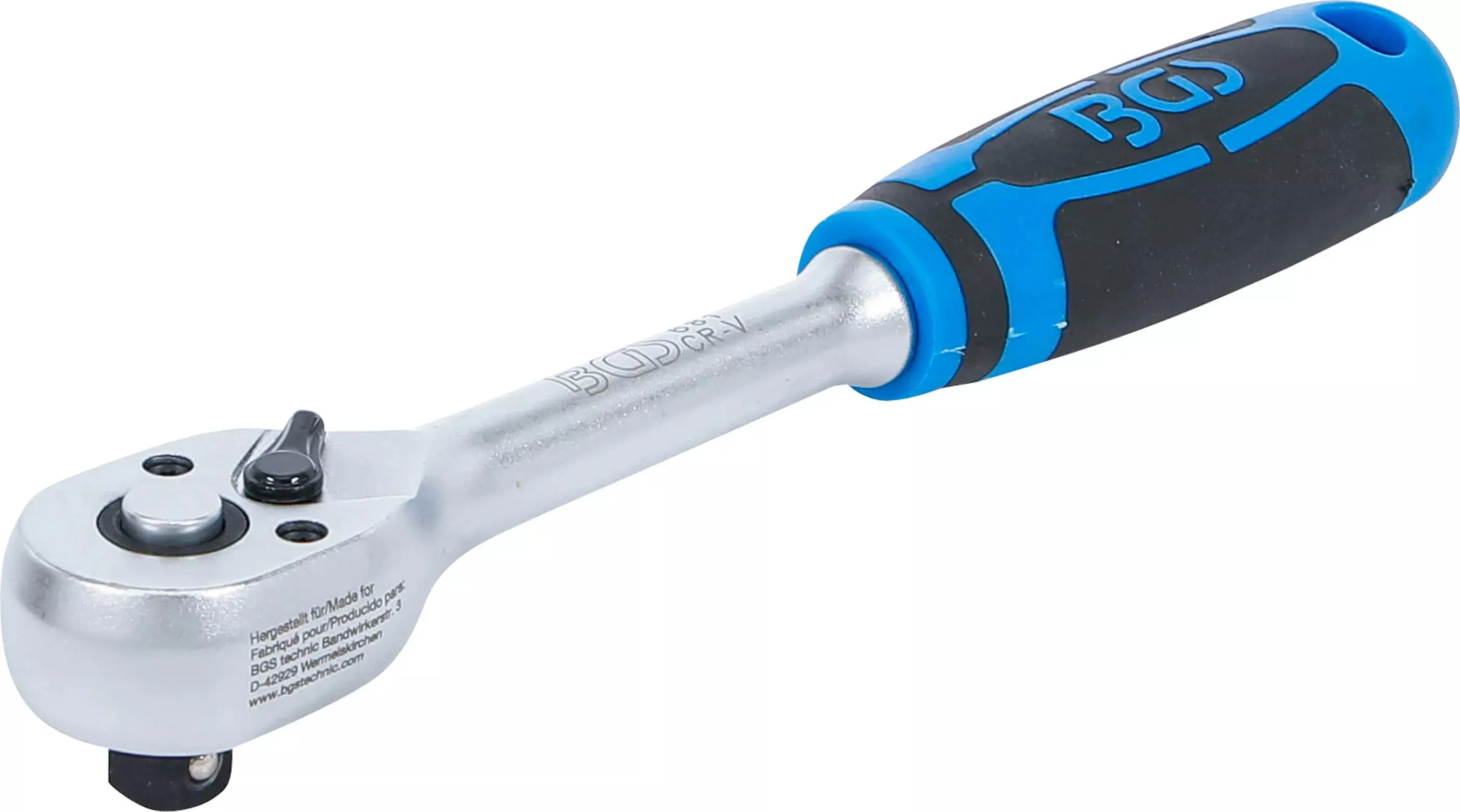 Přepínací ráčna 3/8" rovné provedení s jemným ozubením BGS 681 (BGS10681)