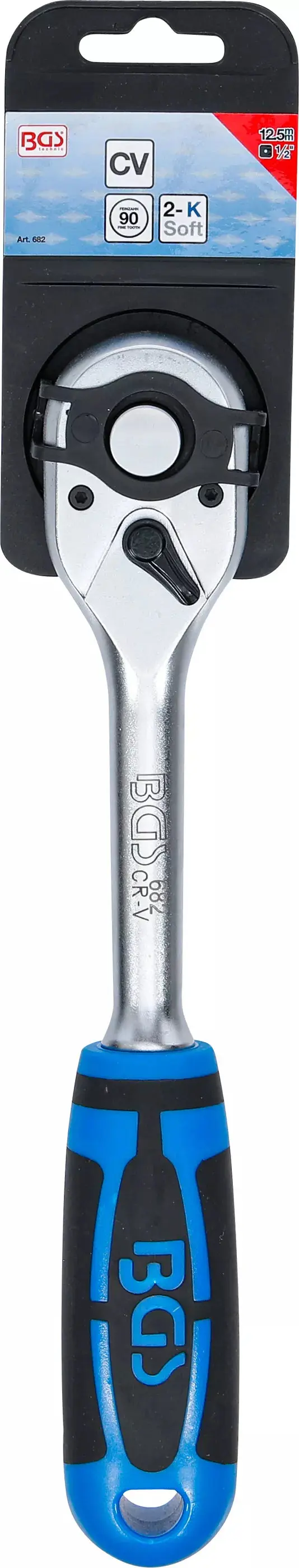 Oboustranný pilník s rovným designem a jemnými zuby 12,5 mm (1/2