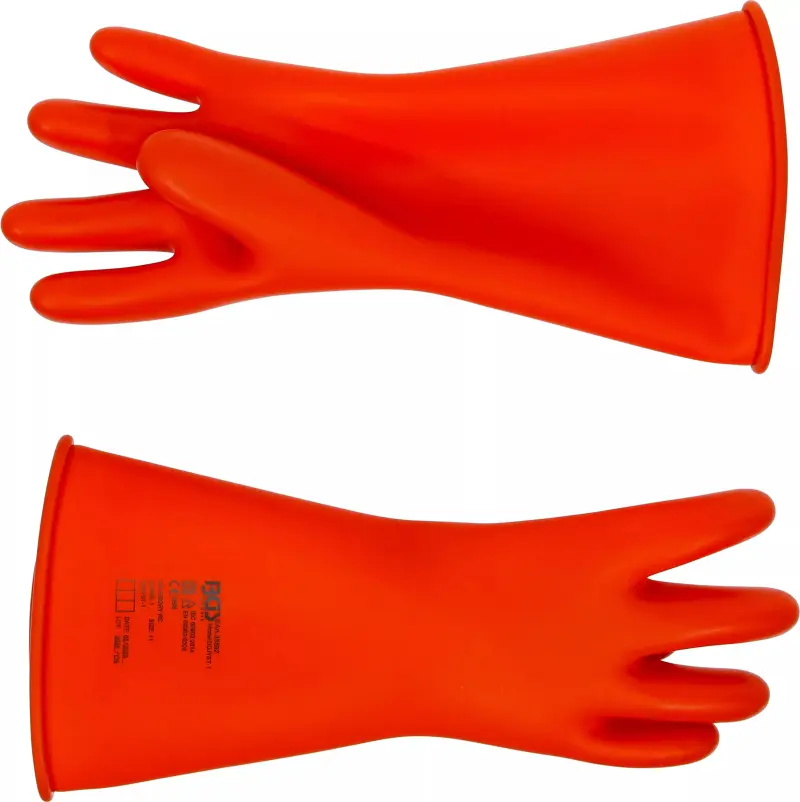 Elektrické ochranné rukavice s izolací z přírodního latexu, velikost 11 (XXL)