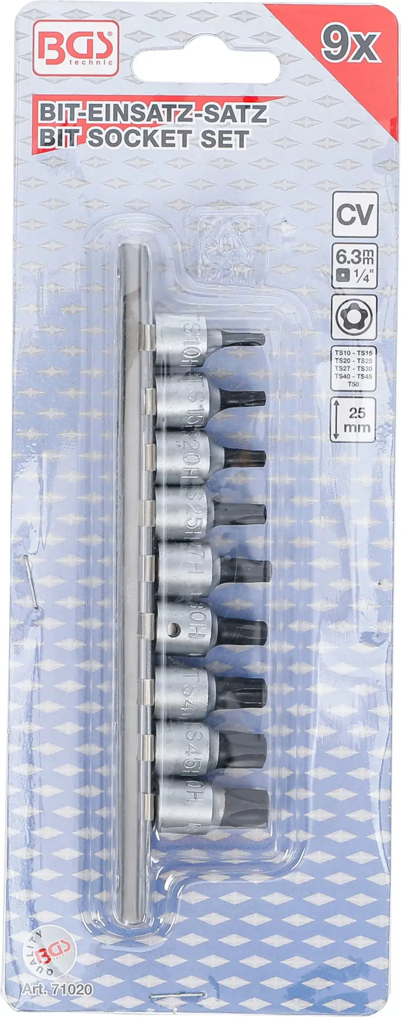 Sada bitů 6,3 mm (1/4