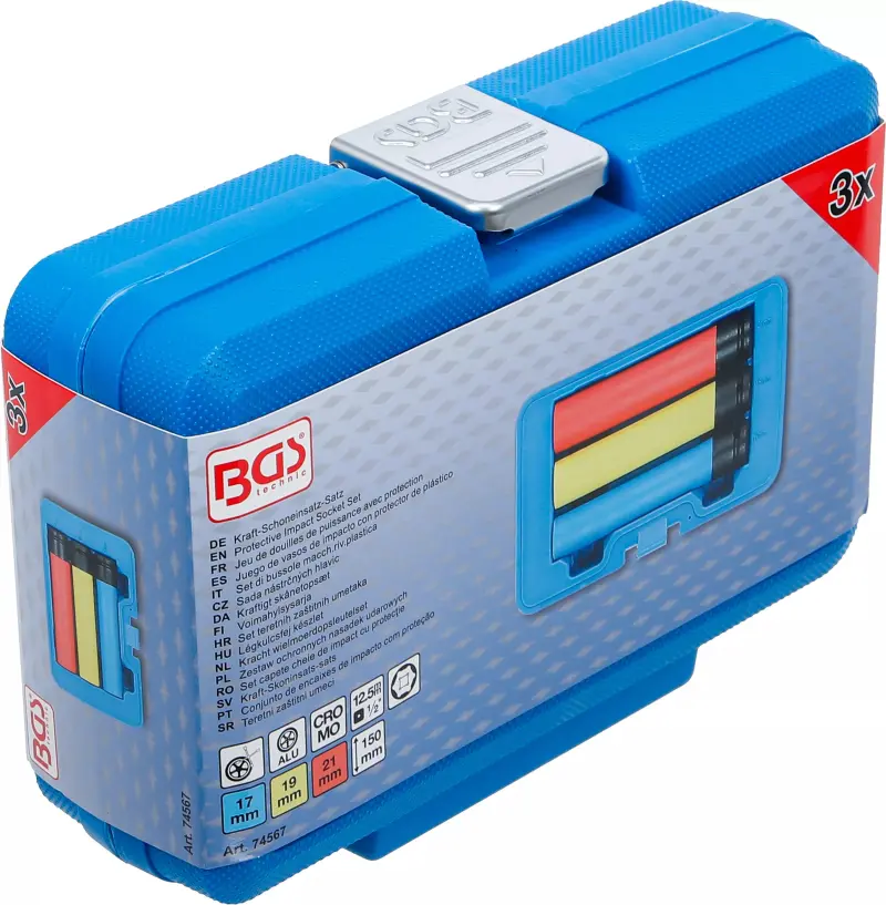 Ochranná sada klíčů extra hluboká 12,5 mm (1/2