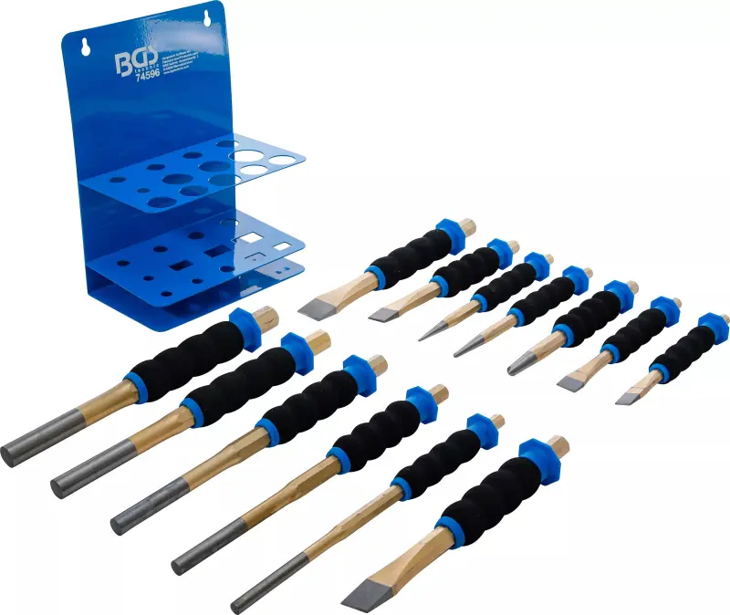 Sada šroubů / středových šroubů / plochých sekáčů s ochranou rukou 13 ks.