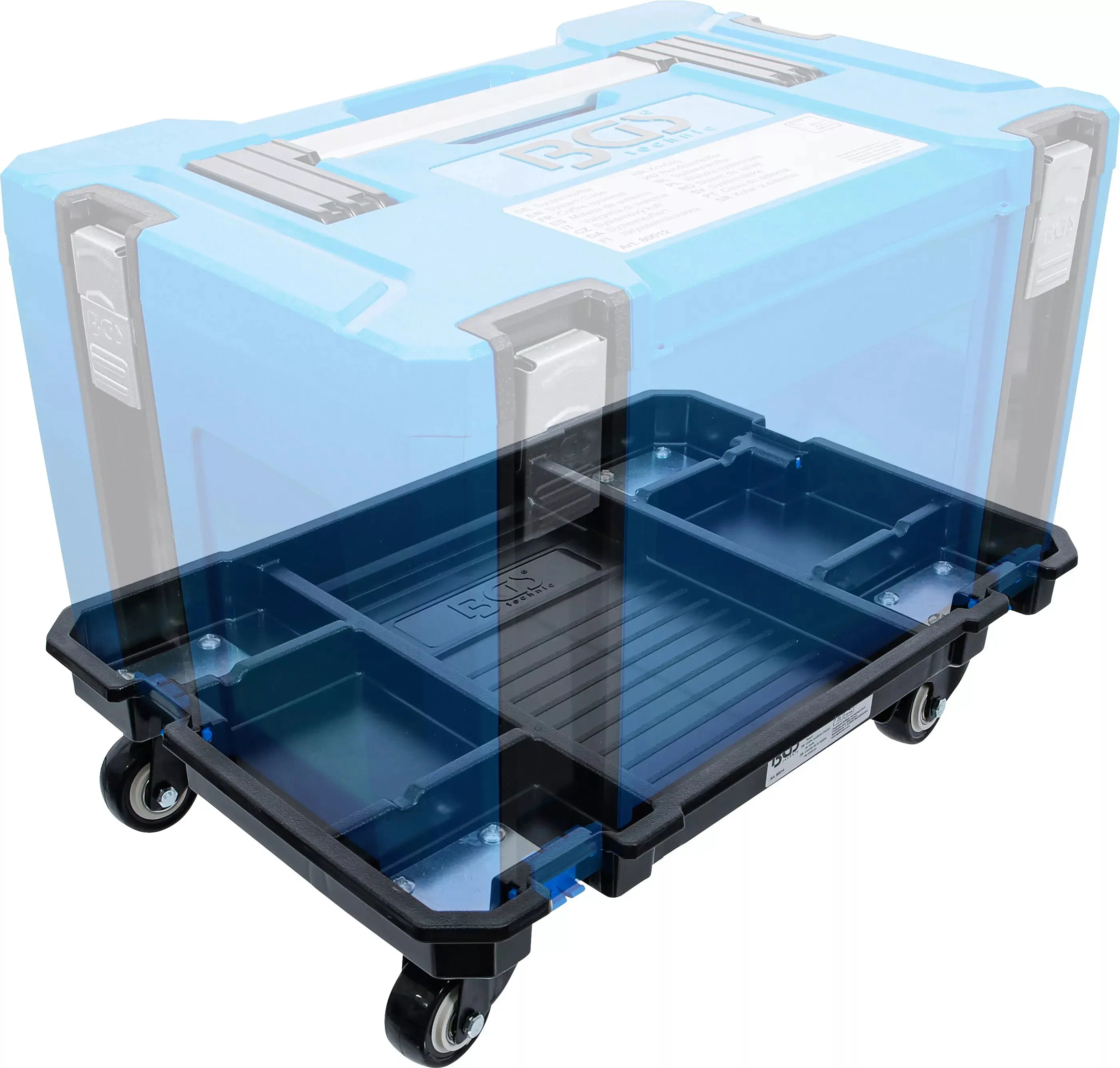 Pojízdný podstavec BGS 80014 pro systémové kufry (BGS1080014)