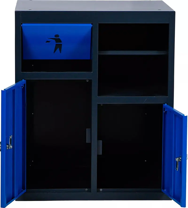 Spodní skříňka s držákem na papírové ručníky a modulem na odpadkový koš