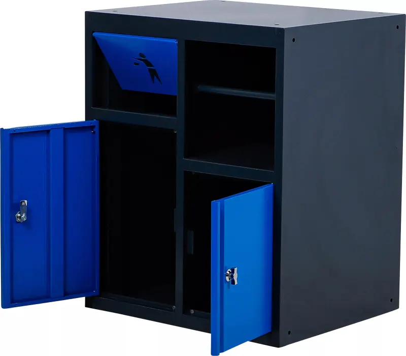 Spodní skříňka s držákem na papírové ručníky a modulem na odpadkový koš