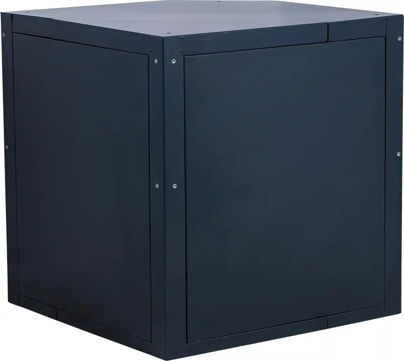 Dílenská skříňka s jednokřídlými dveřmi, rohová spodní skříňka