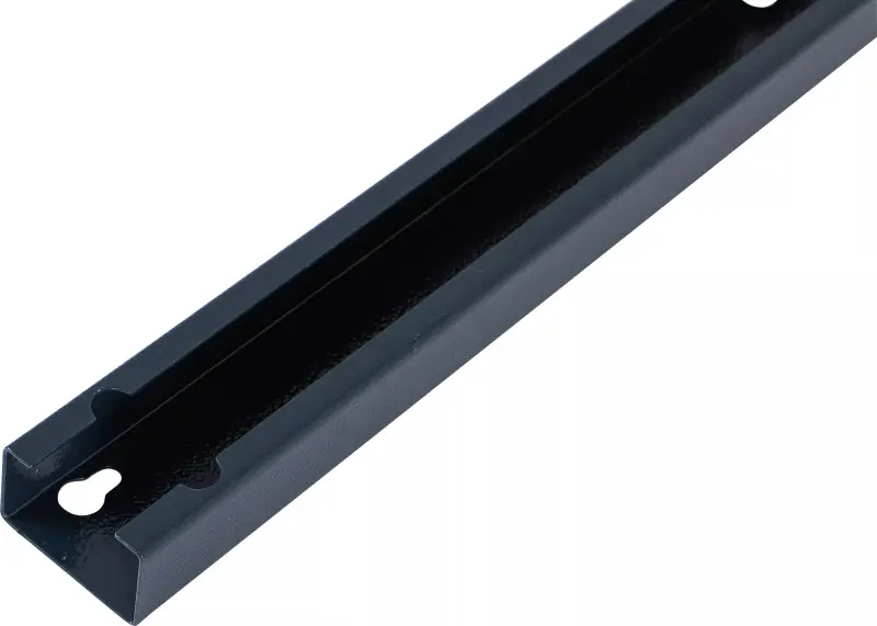 Montážní lišta pro nástěnné skříňky a perforované desky na nářadí