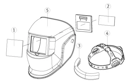 Svařovací kukla Schweißkraft 1653990 VarioProtect M-W (BOW1653990)
