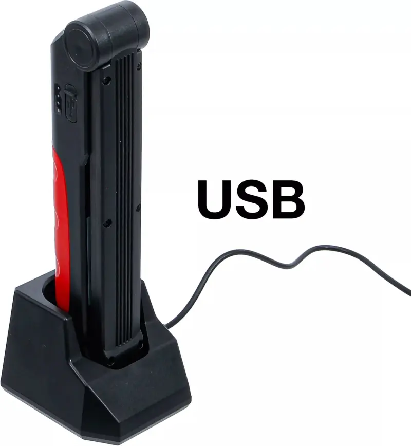 Aku polohovatelná svítilna/lampa Kraftmann COB LED (2,0 Ah) BGS 74636 (BGS1074636), BGS1074636