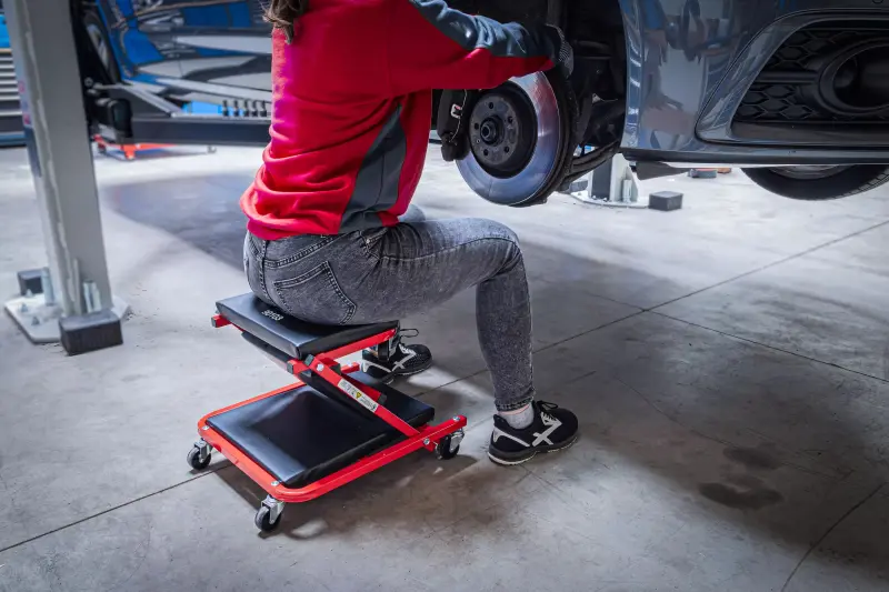 Pojízdné montážní lehátko Kraftmann, skládací BGS 90103 (BGS1090103), BGS1090103