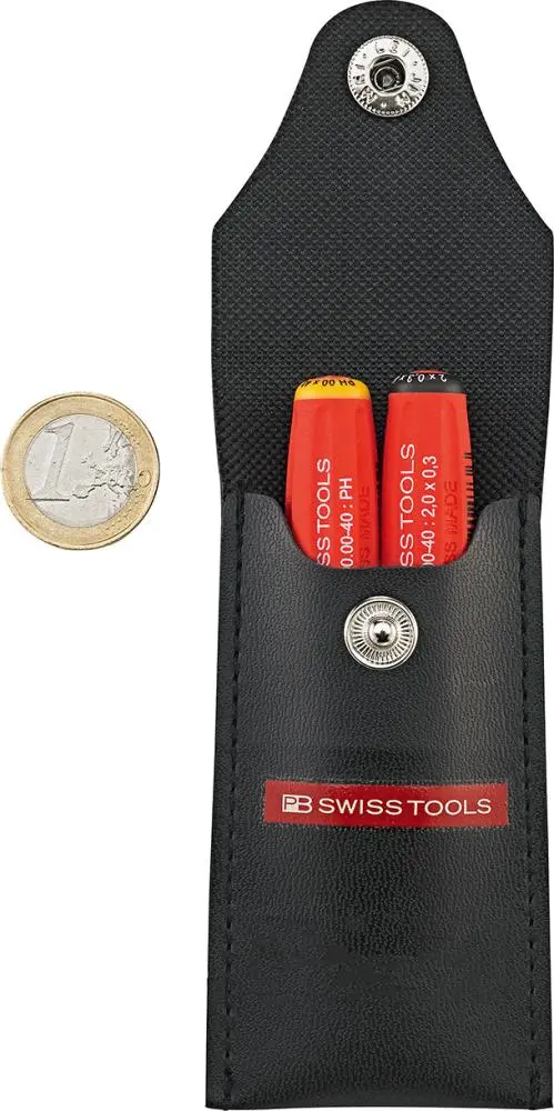 Mini šroubováky PB Swiss Tools PB 8535 PH00 + plochý 0,3 x 2 mm v pouzdře - 2 ks (EDE66191005)