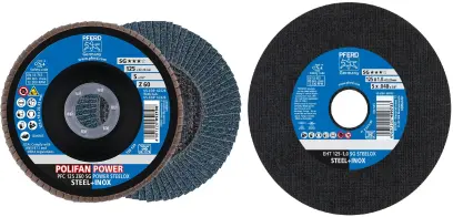 Řezné a lamelové brusné kotouče SG POWER - Pferd 125 SG STEELOX  (PF4007220654941)