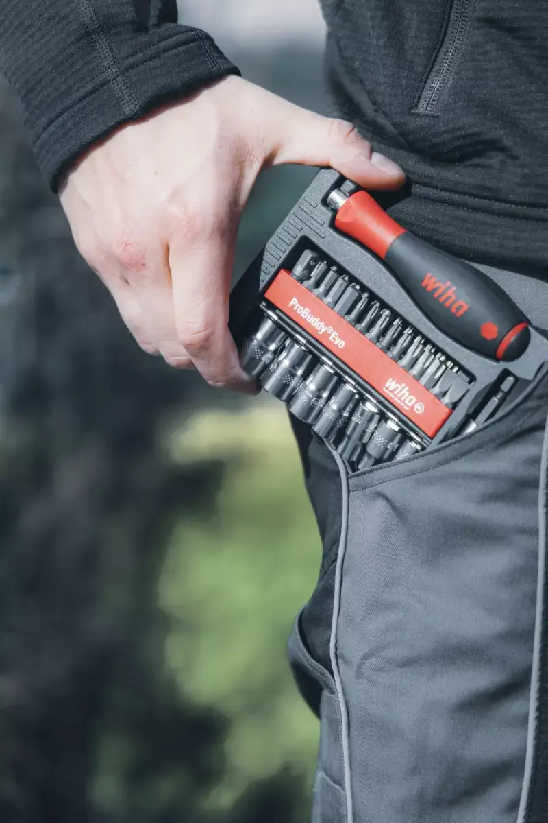 Wiha 46960 Bity a hlavice ProBuddy® Evo s rukojetí. Typ 6251M - 40 dílů (WIHA46960)