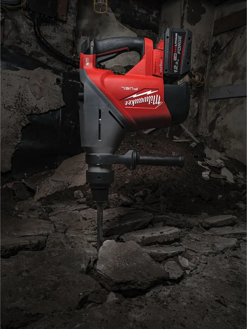 Aku vrtací a sekací kladivo Milwaukee M18 FHACO745-0C 45MM SDS-Max, ONE-KEY, bez aku, s kufrem, 4933493445